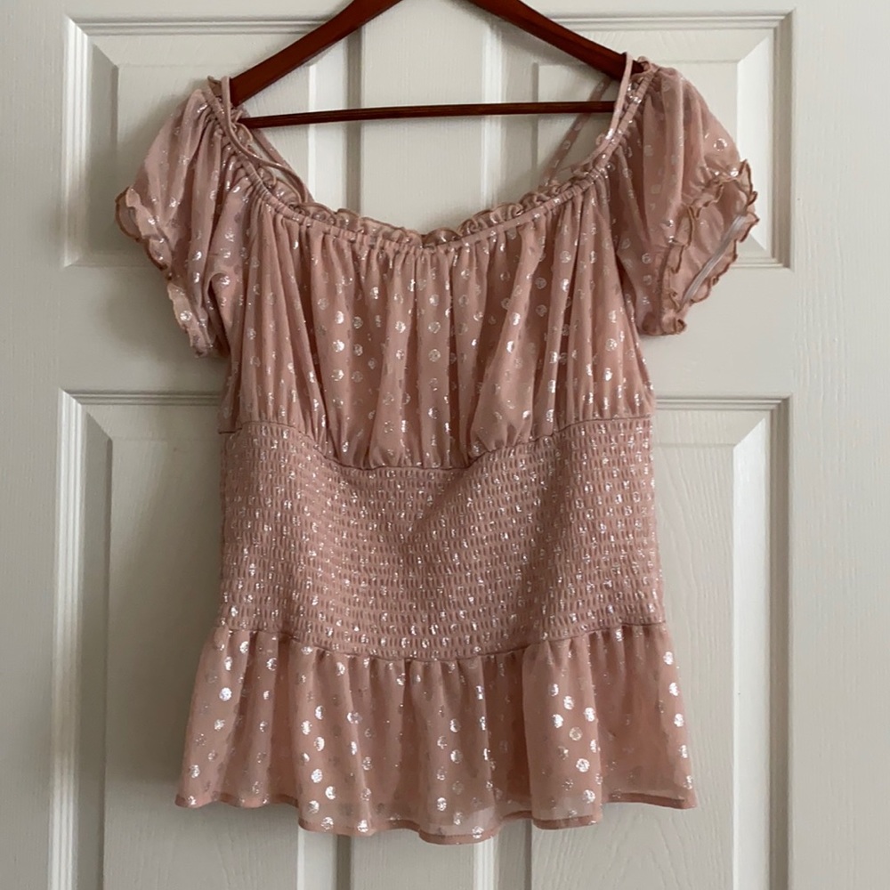 Nude blouse